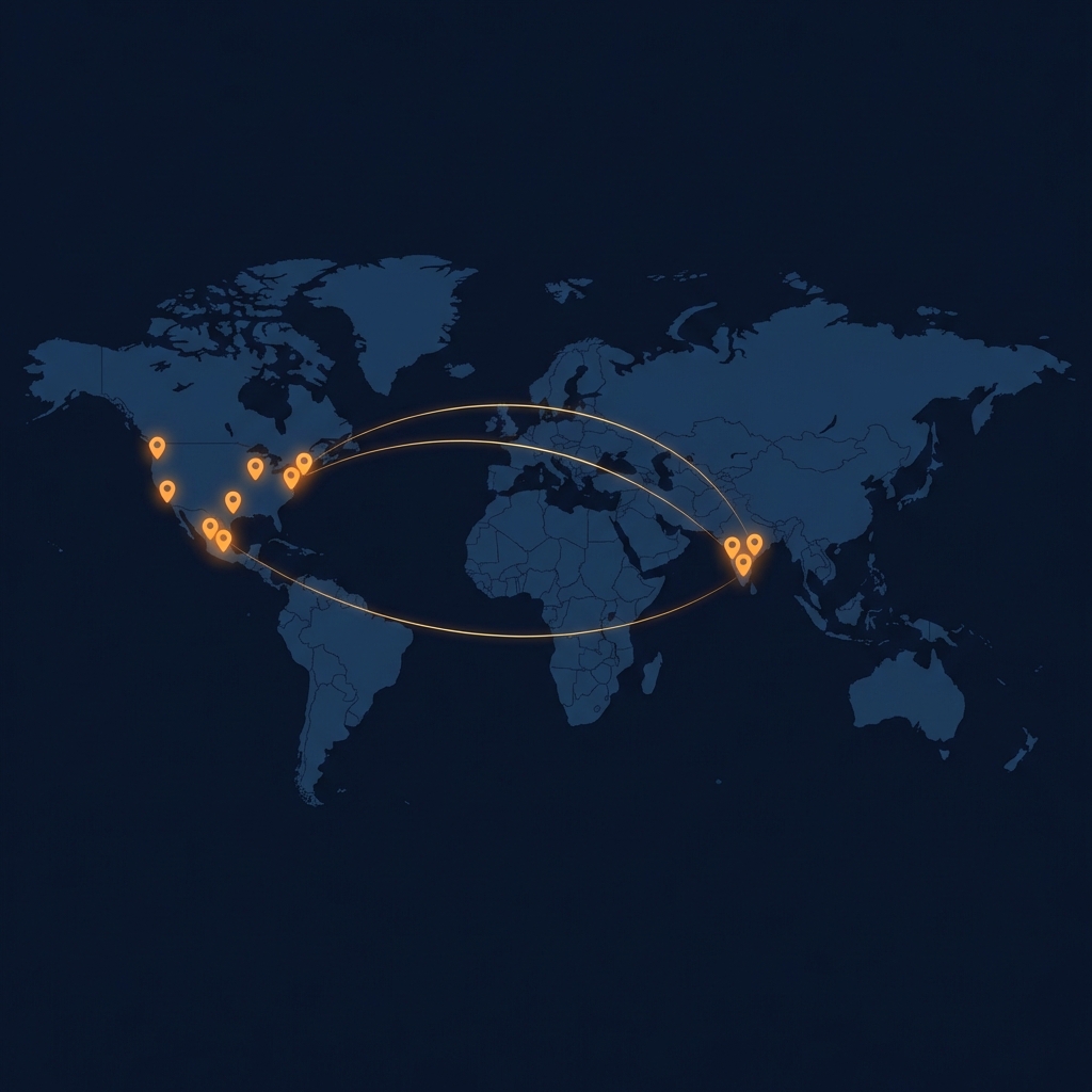 Ubicaciones Globales JavaPuebla: México, USA e India